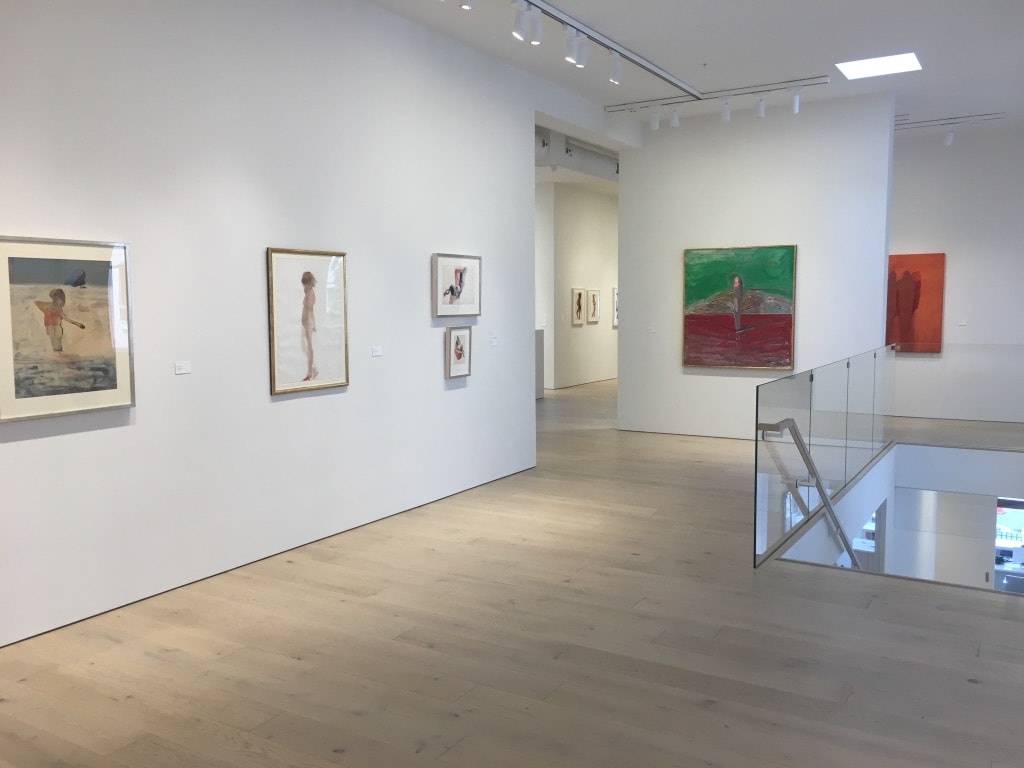 Berggruen Gallery 2018 — upper gallery with figurative works and large paintings