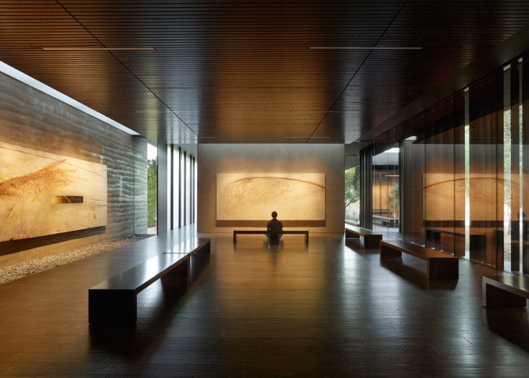 Windhover Contemplative Center — interior view